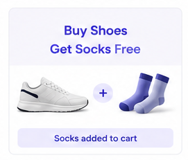 Buy X Get Y promotion example in Ezhance