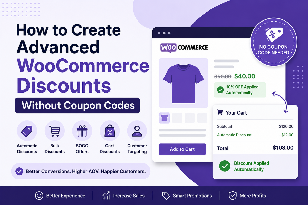WooCommerce automatic discounts without coupon codes